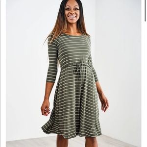 Latched Mama Drawstring Nursing Dress